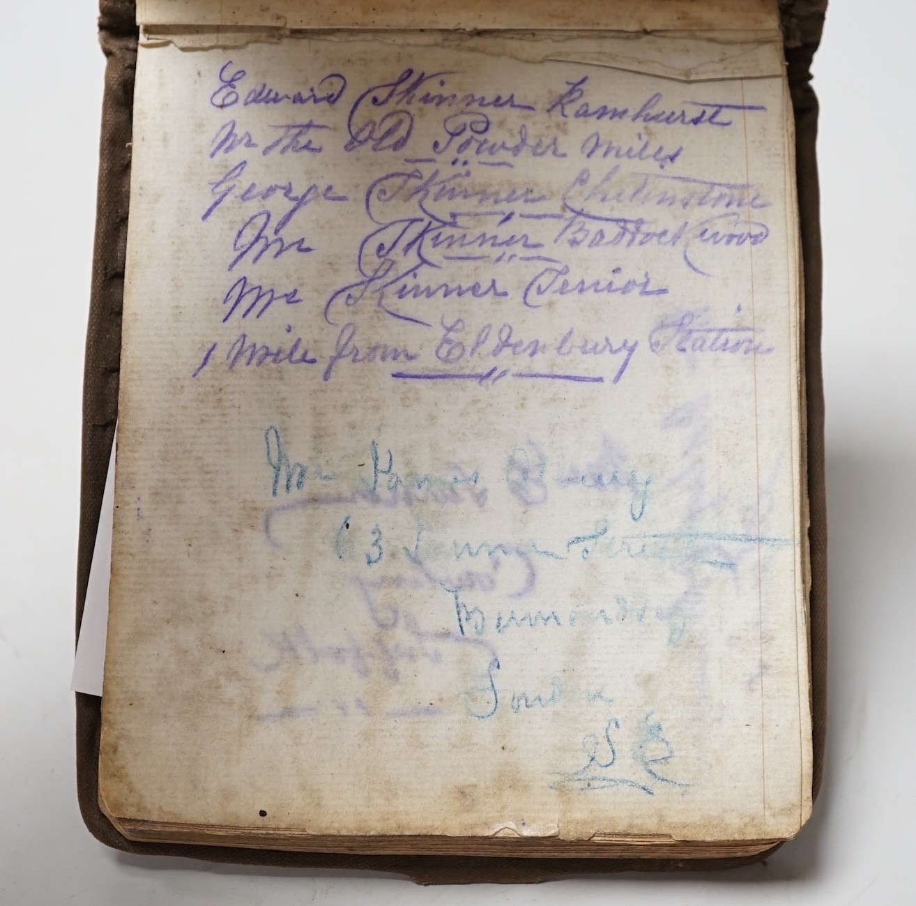 An 18th century hand-written cookery/recipe book